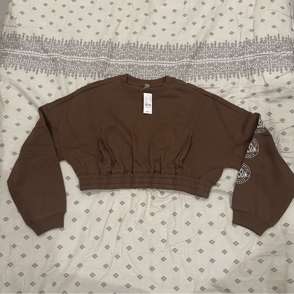 LA Hearts Pacsun Brown Cropped Sweater
